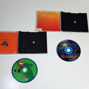 LEGO Island + LEGO Loco PC CD-ROM Lot 2 Vintage Games Tested Complete